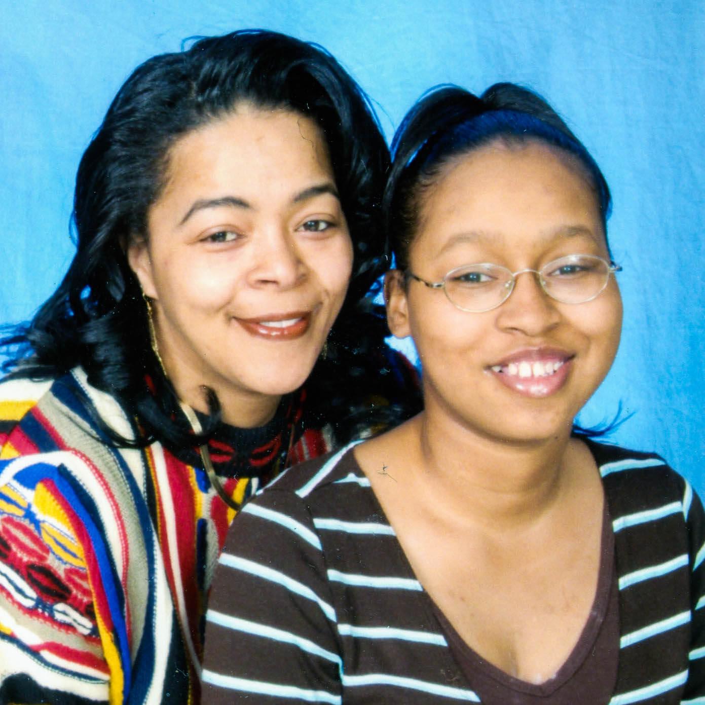 Jassmine McBride with her mother, Jacqueline.