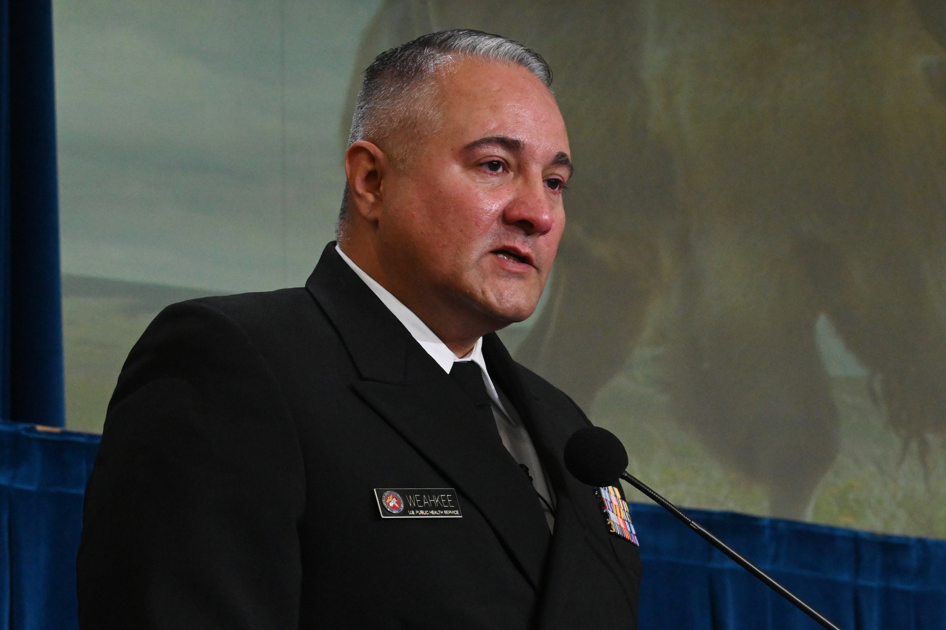 Rear Adm. Michael Weahkee.