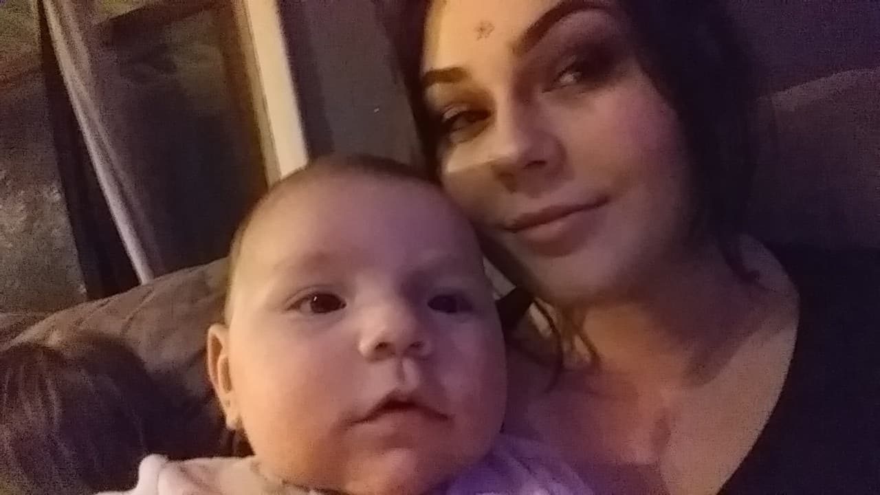 Brittany Smith in August welcomed her first child, Odin.