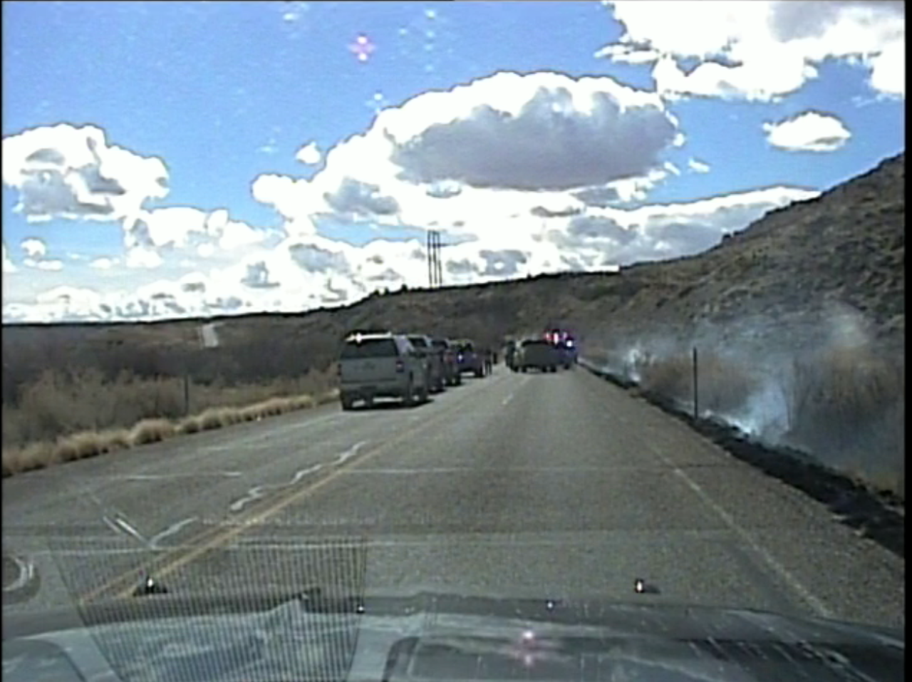 Dashcam video shows the scene of the shooting of Fordell Hill by Montezuma County Sheriff Sgt. Edward Oxley on Feb. 15, 2018.