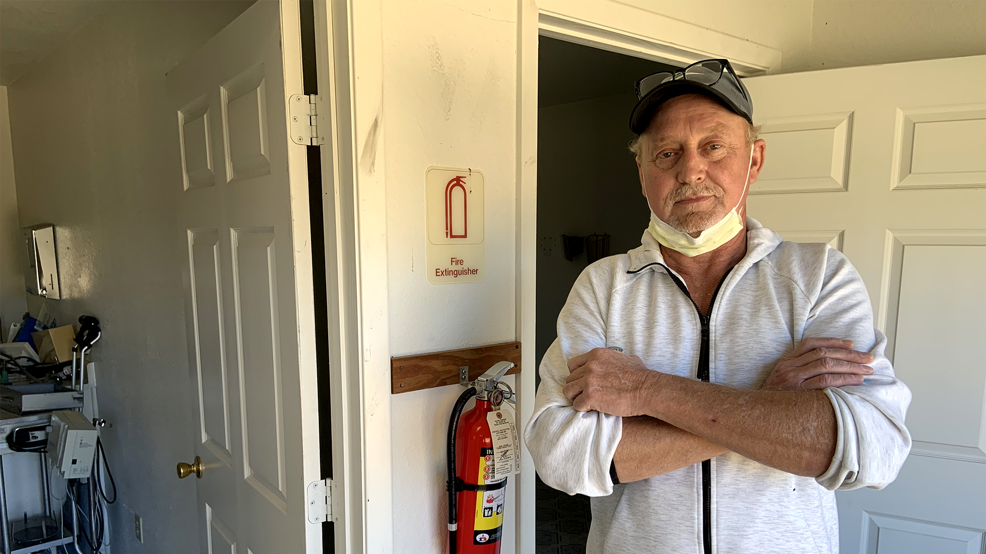 Randy Lindauer, the CEO of Van Zandt Regional hospital, stands in the midst of a building currently under renovations. When it’s finished, it’ll serve as the housing quarters for medical staff of the county’s only hospital.
