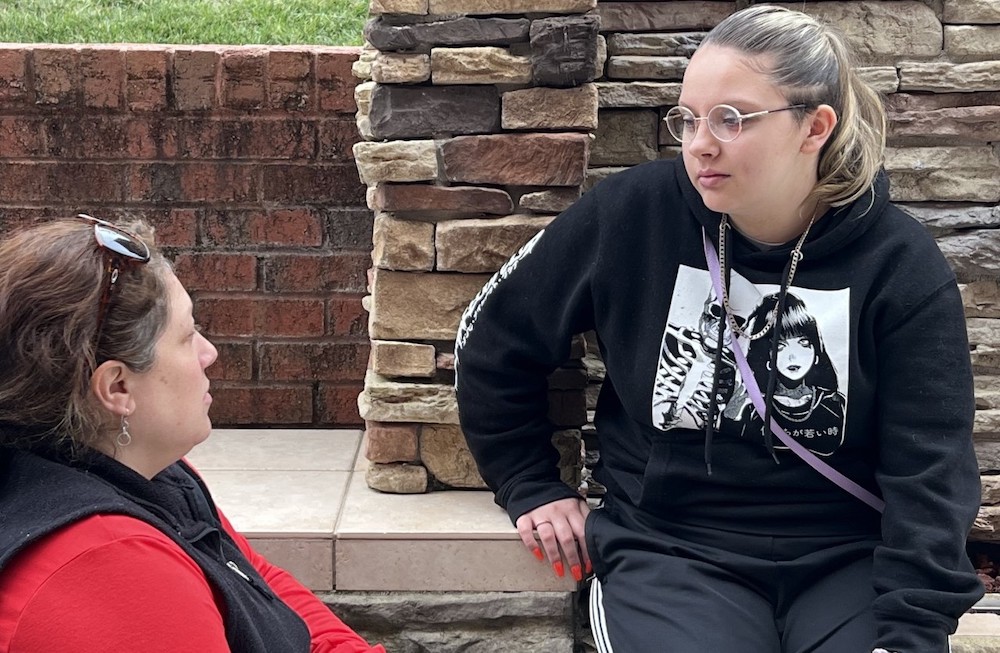 Alexis Klunk (right) and her mother Crystal Klunk (left). (Dana Miller Ervin)