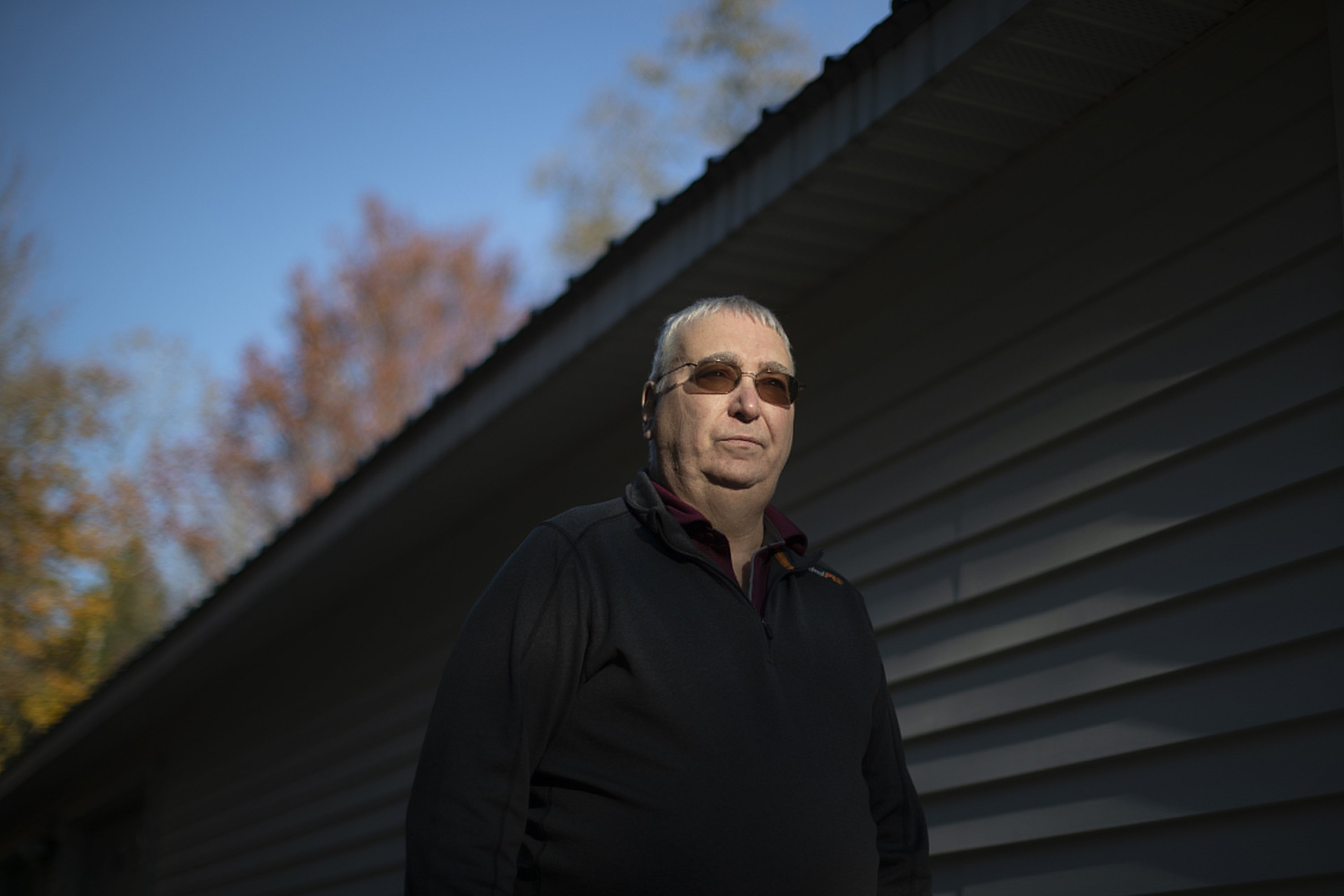 JAY, ME - OCTOBER 17: Bob Staples lost his son, Brett, in Augusta following years of suffering from schizoaffective disorder. Days after his son’s tragic death, Staples found out about a state legislated program, Progressive Treatment Plan (PTP), which was enacted into law in 2003. He is now devoting his time to a nonprofit to promote PTP. (Staff photo by Derek Davis/Staff Photographer)
