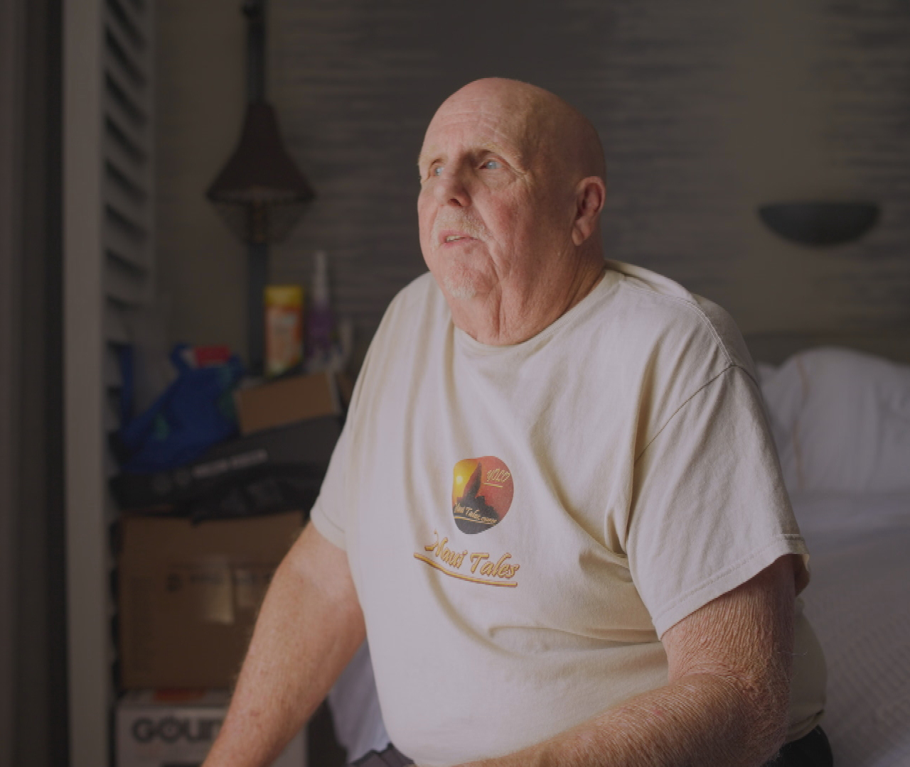 Sanford Hill in a still from the FRONTLINE documentary "Maui's Deadly Firestorm."