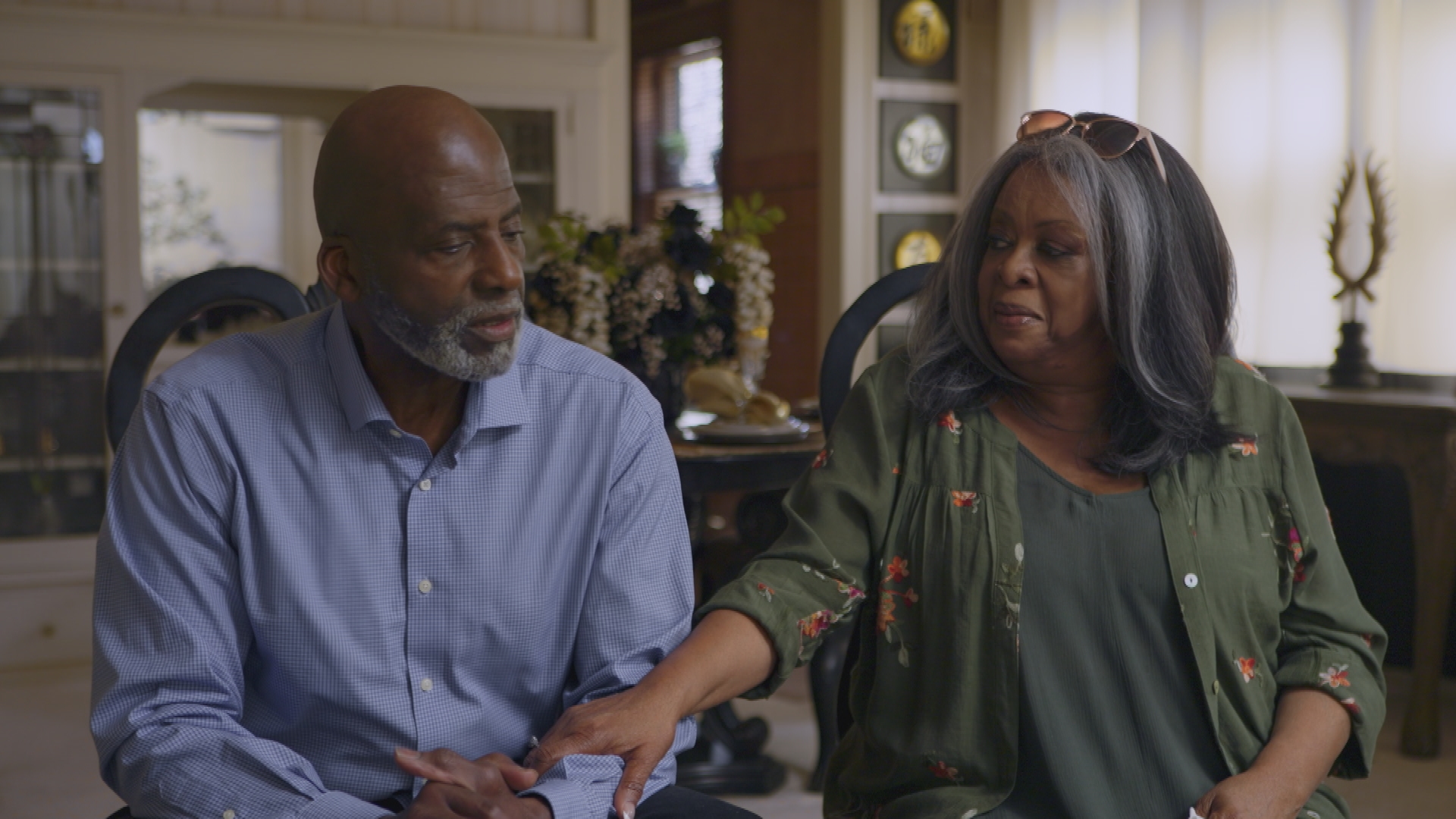 Claude and Jackie Stanley in a still image from "Two American Families: 1991-2024."