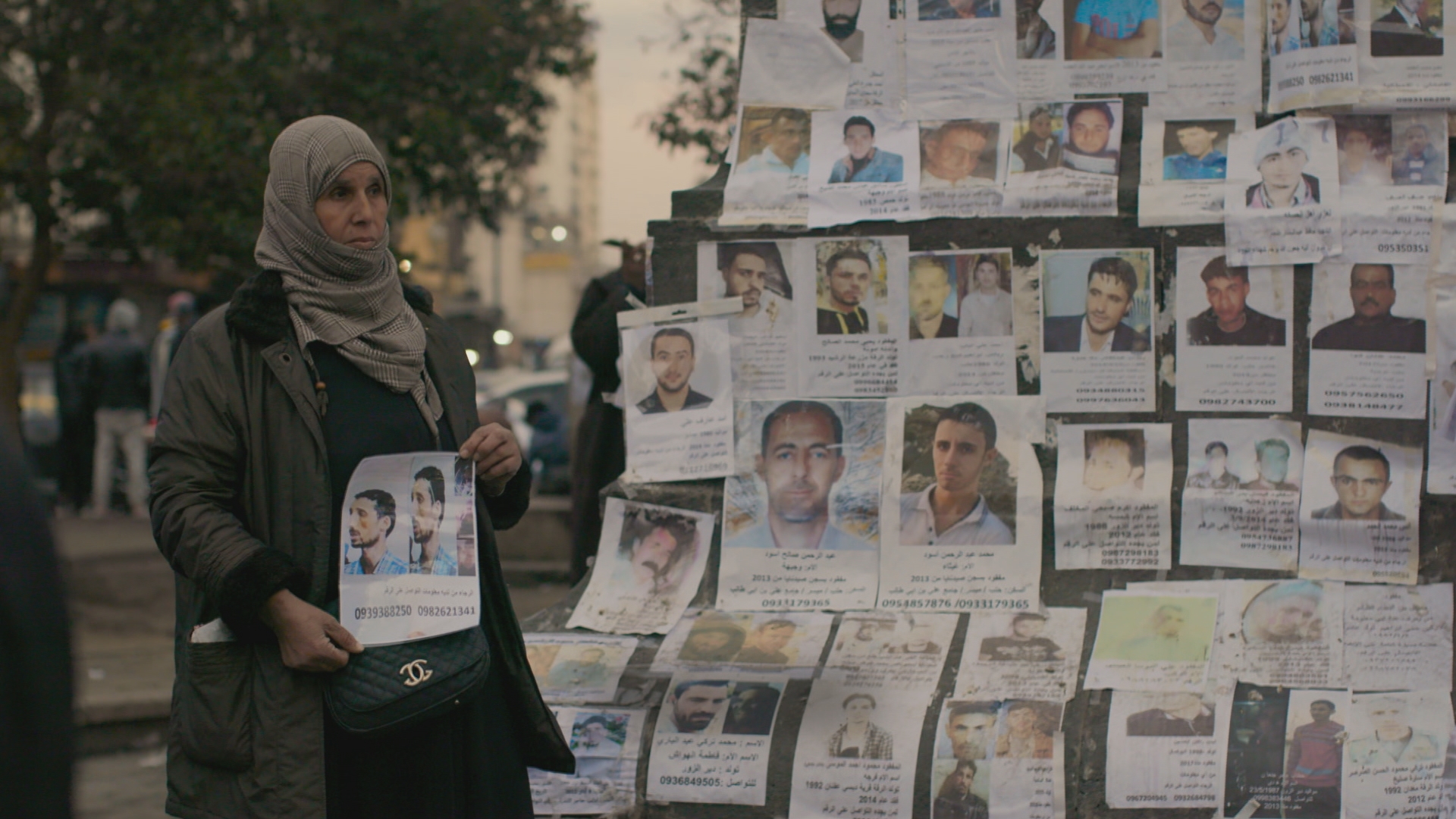 A still from the FRONTLINE documentary "Syria's Detainee Files."