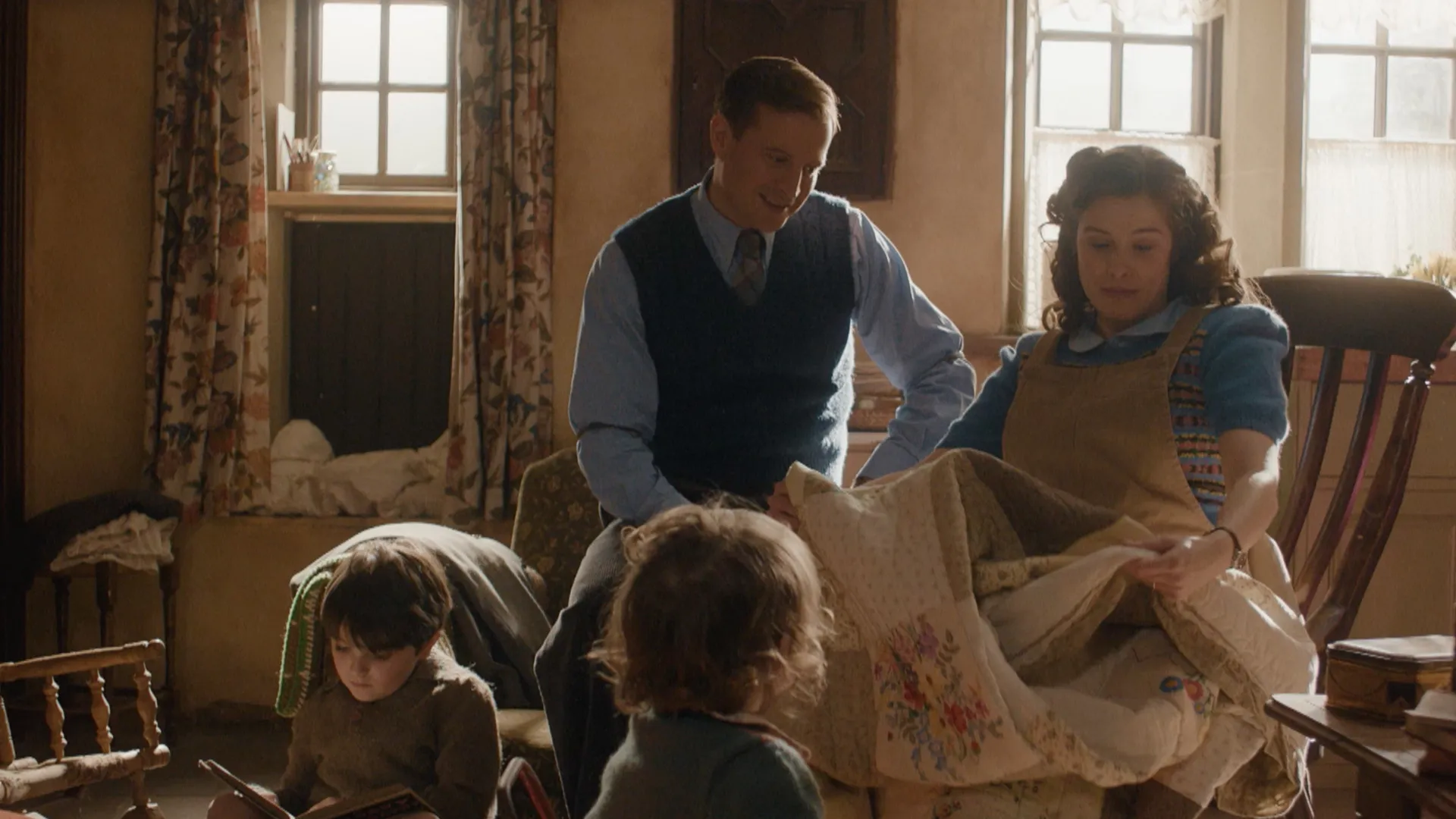 Rachel Shenton as Helen Alderson and Nicholas Ralph as James Herriot in All Creatures Great and Small Season 6 on MASTERPIECE on PBS.