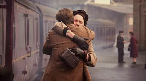 Samuel West as Siegfried Farnon and Anna Madeley as Mrs. Hall in All Creatures Great and Small Season 6 on MASTERPIECE on PBS.