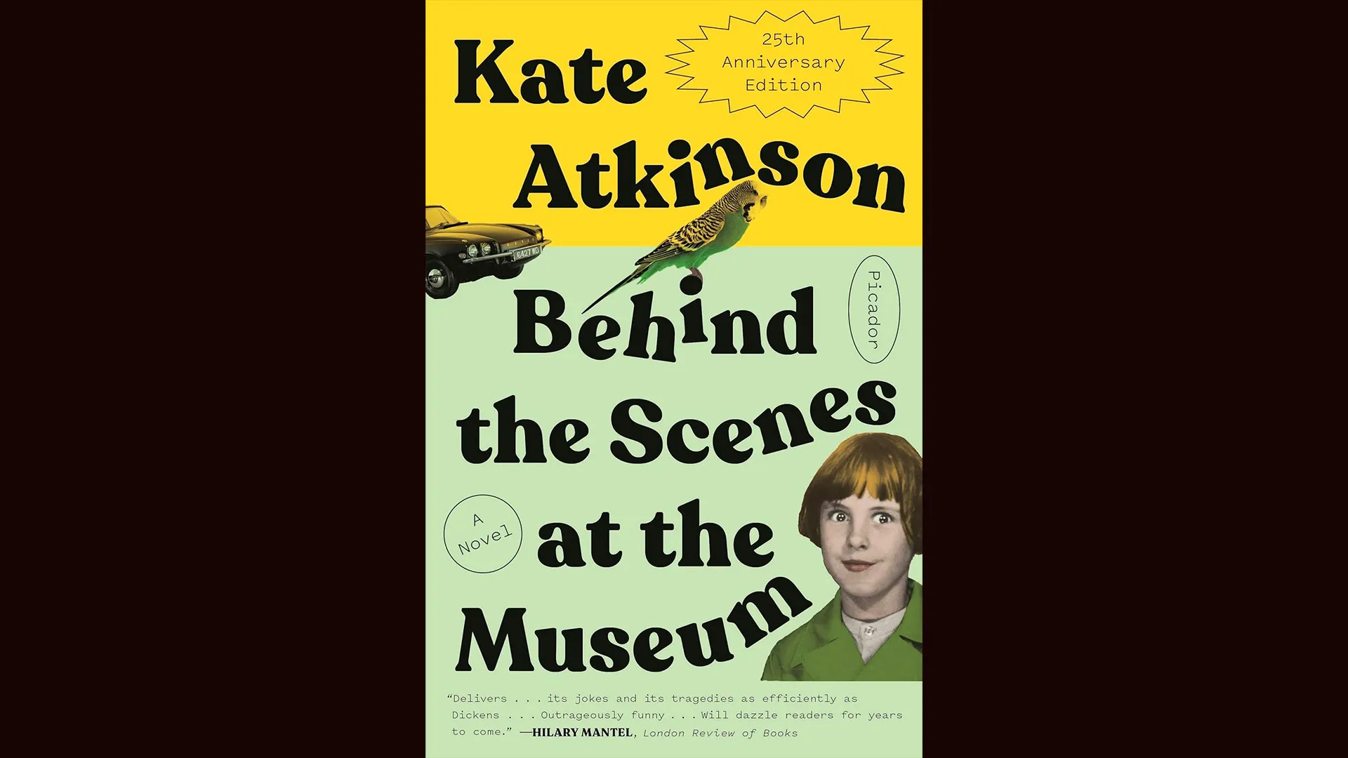 Cover of Kate Atkinson's novel, Behind the Scenes at the Museum.