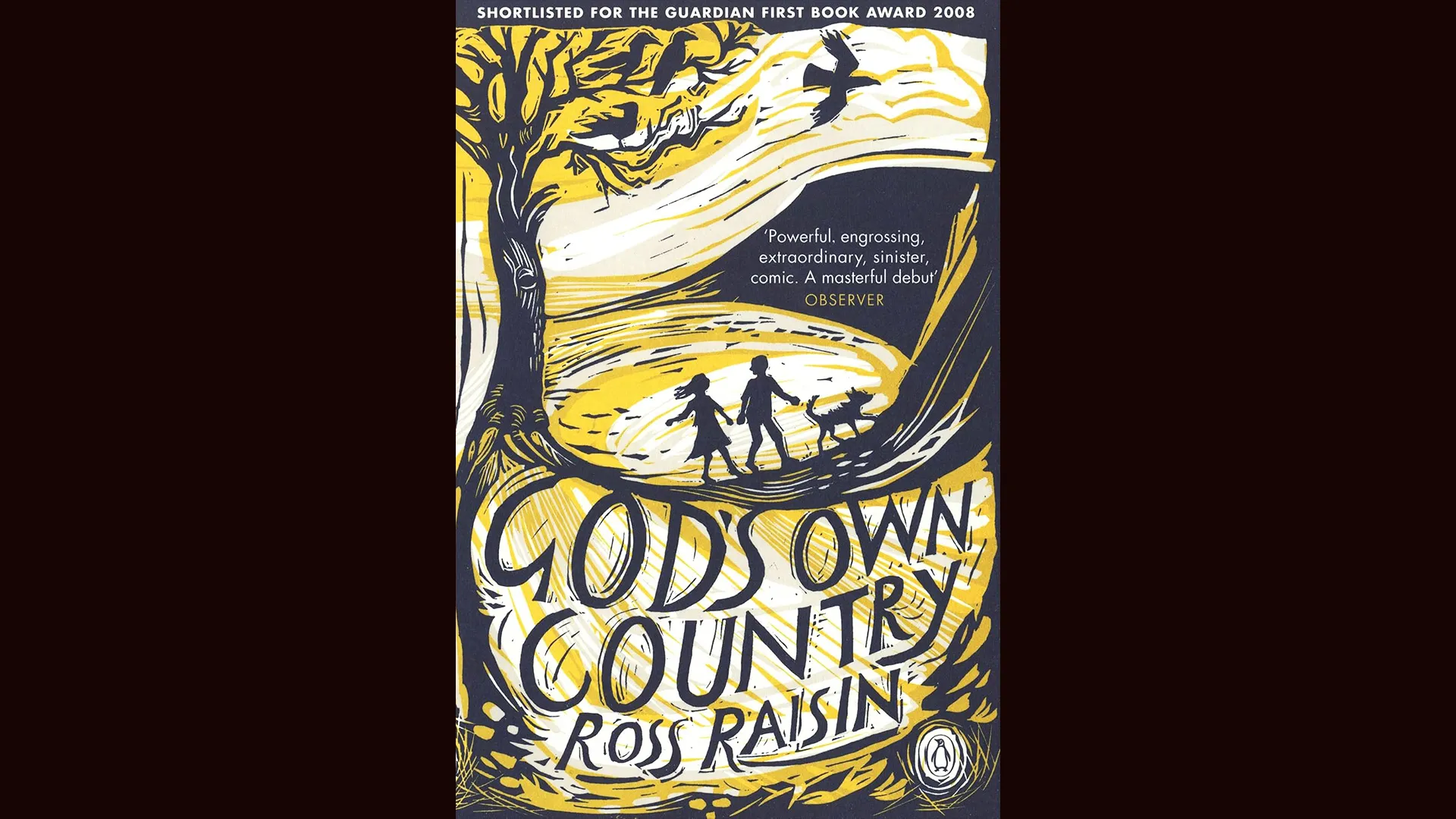 Cover of God's Own Country, a novel by Ross Raisin.