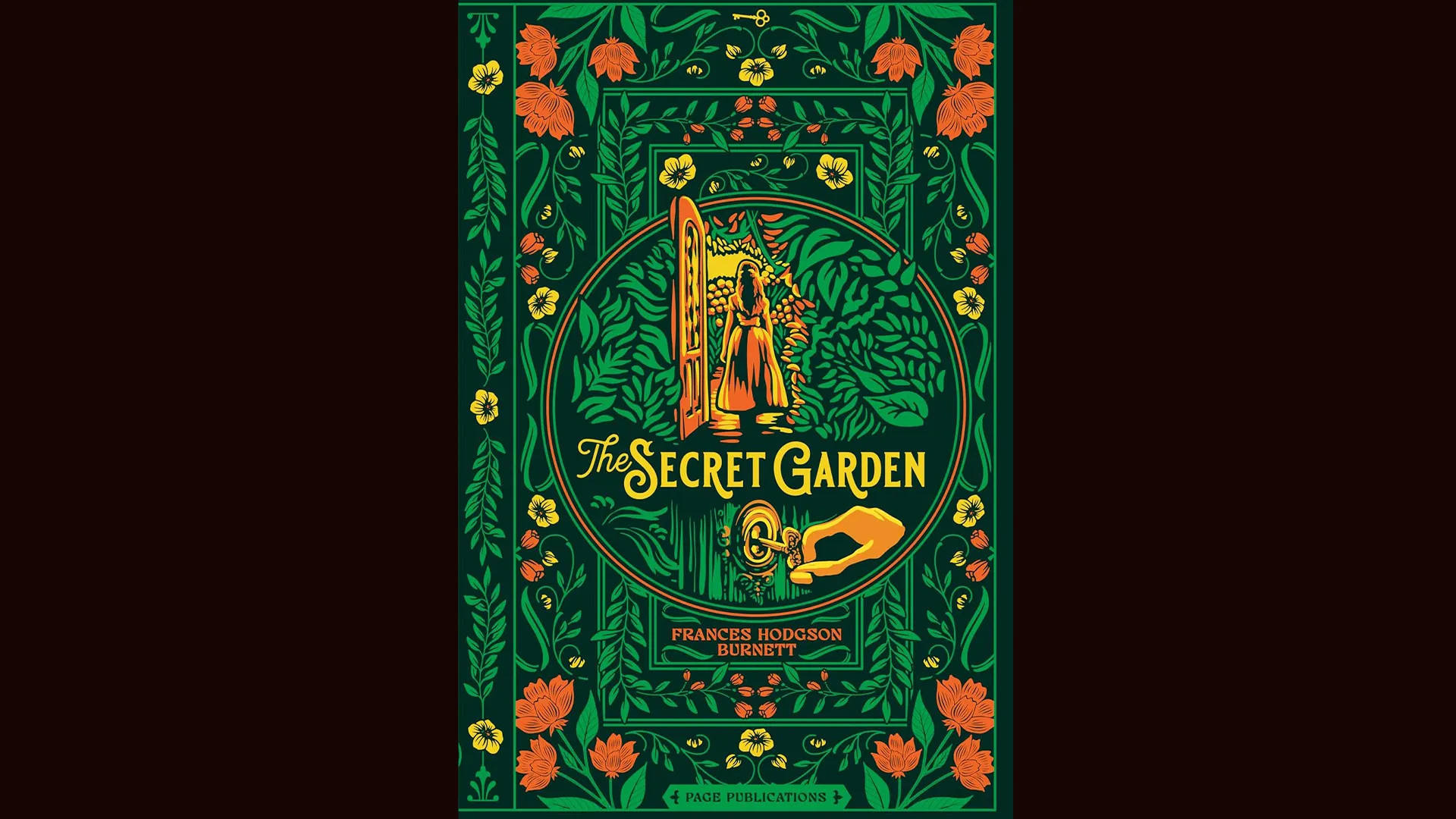 Cover of Frances Hodgson Burnett's 1911 novel, The Secret Garden