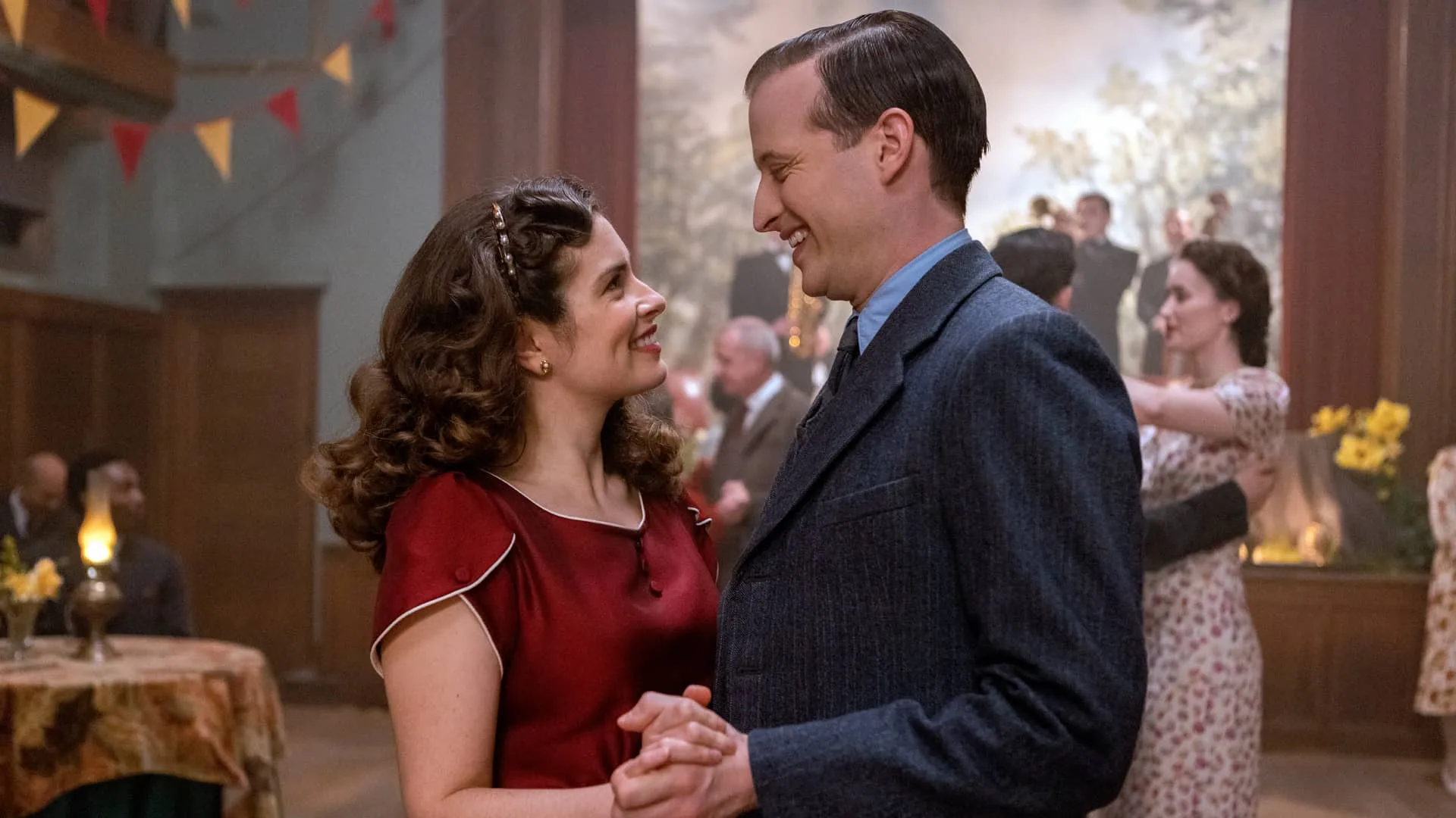 Nicholas Ralph and Rachel Shenton in All Creatures Great and Small as seen on MASTERPIECE on PBS