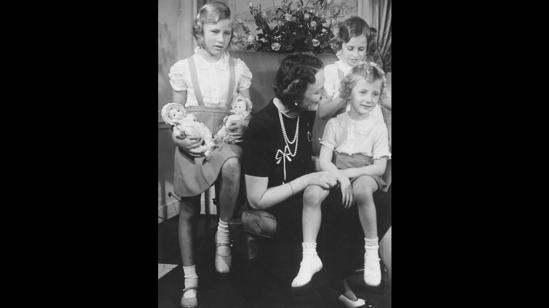 Crown Princess Martha with son Harald and daughters Ragnhild and Astrid.