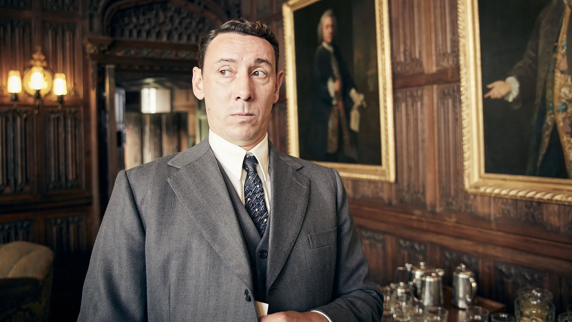 Al Weaver as Leonard Finch in Grantchester Season 11