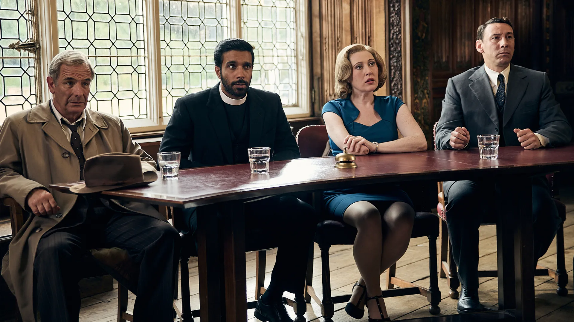 The cast of Grantchester Season 11 on MASTERPIECE on PBS.