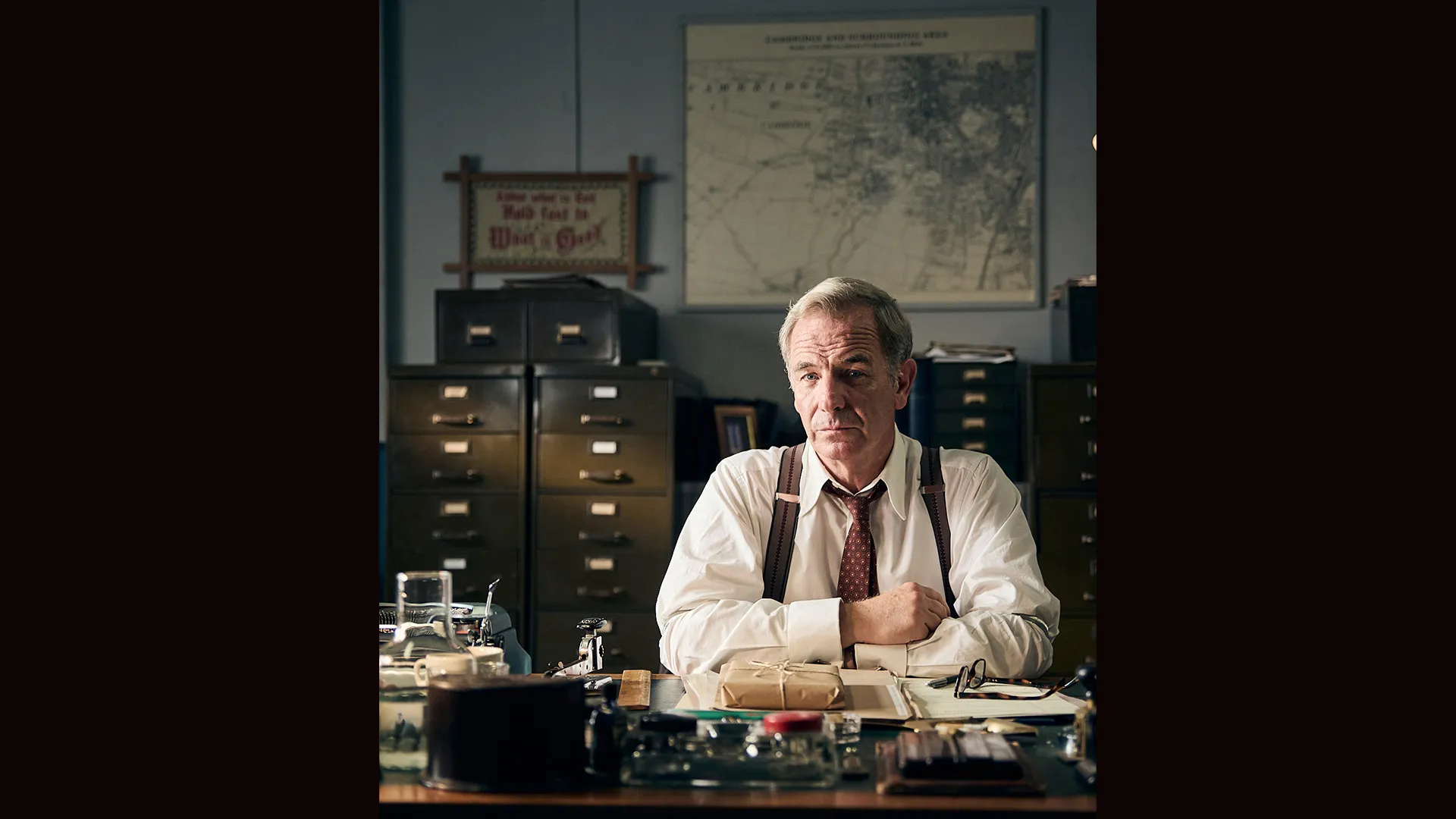Actor Robson Green as DI Geordie Keating on Grantchester as seen on PBS MASTERPIECE.