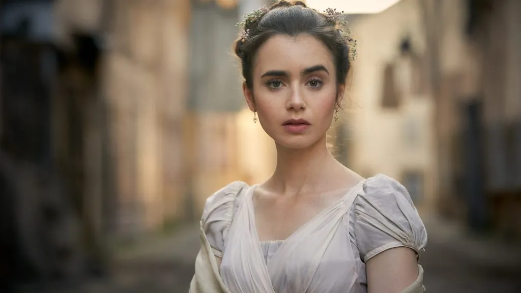 Lily Collins as the lovely Fantine