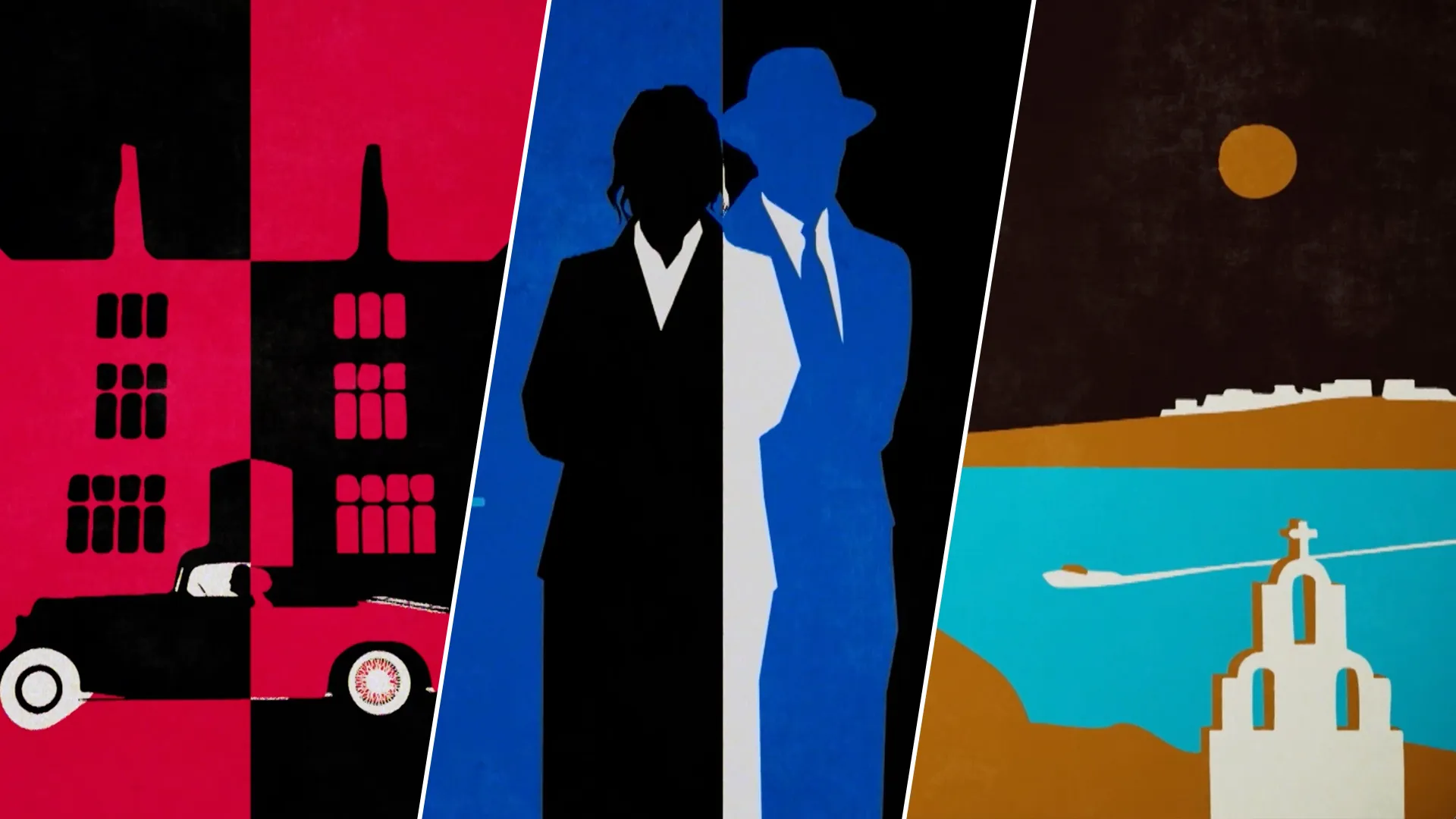 A compilation of moments from Magpie Murders, Moonflower Murders, and Marble Hall Murders title sequences on MASTERPIECE on PBS..