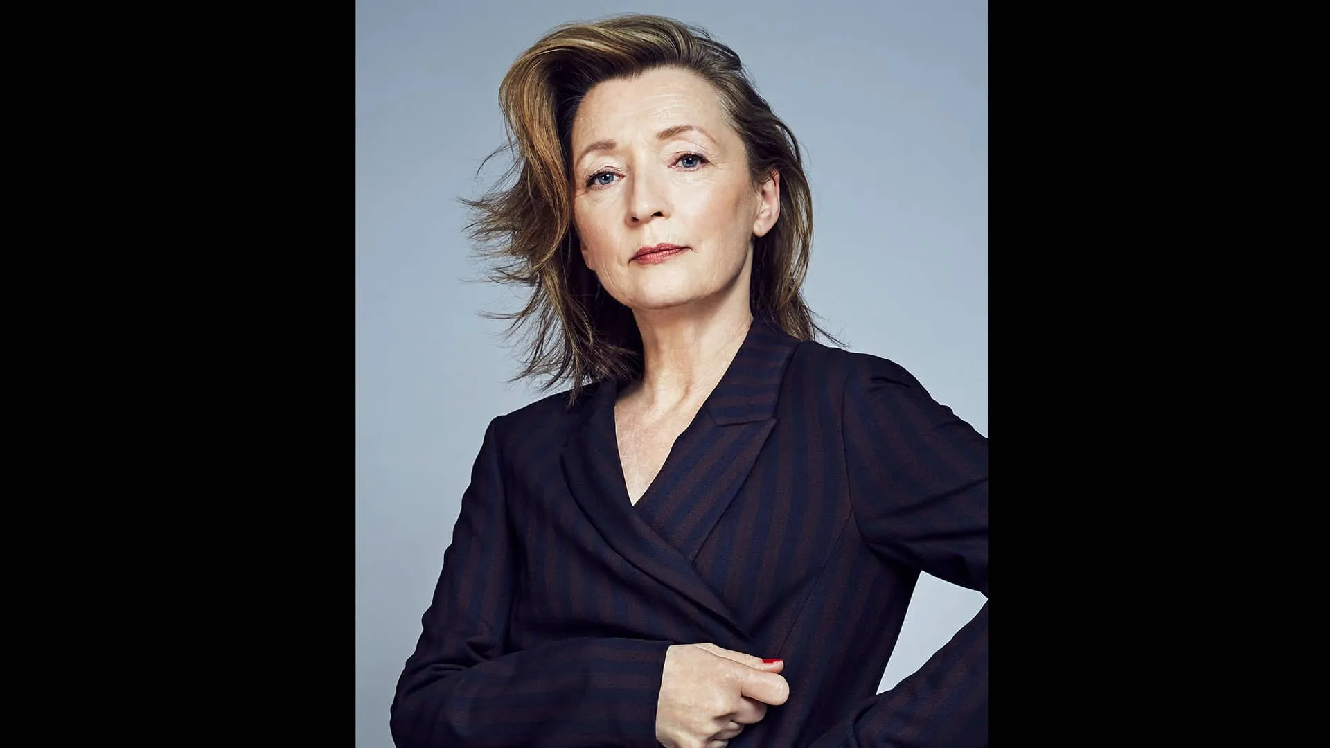 Lesley Manville, star of Moonflower Murders and Magpie Murders on MASTERPIECE on PBS