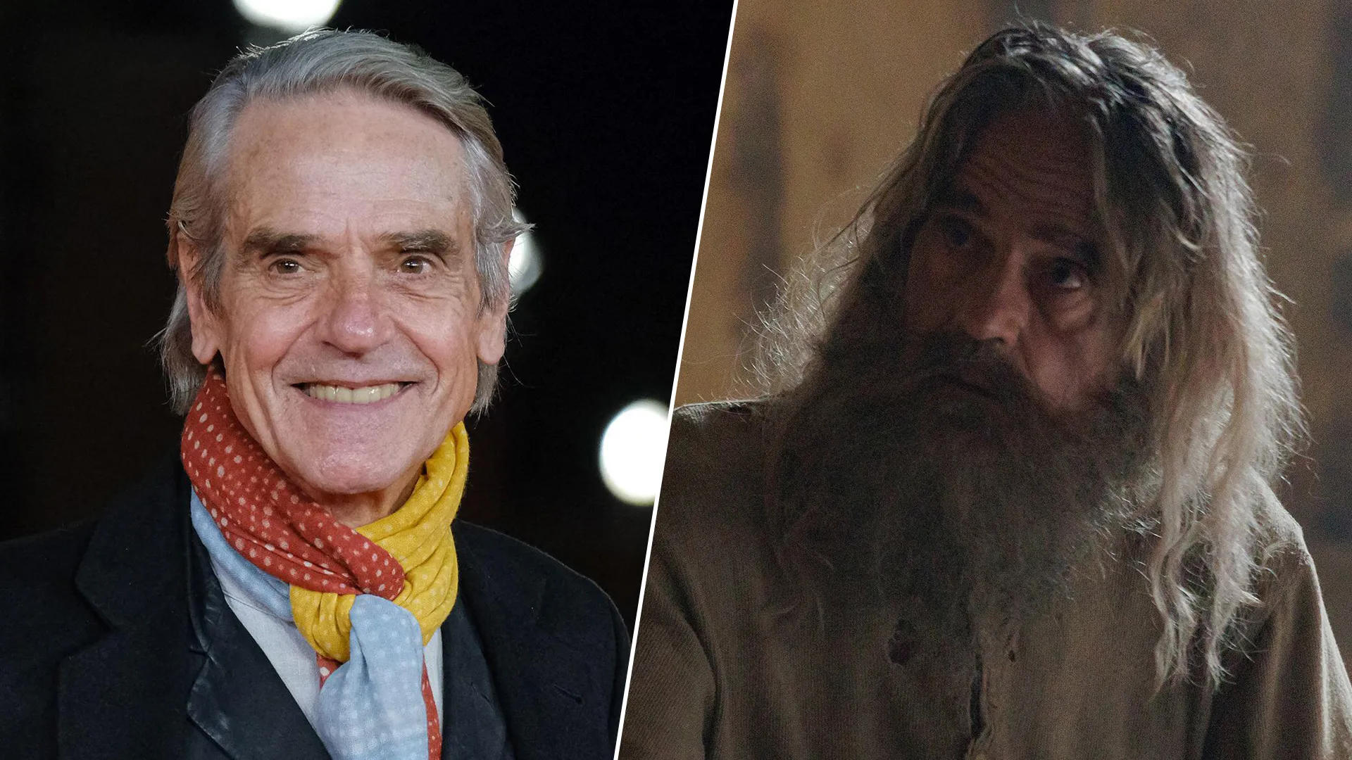 Jeremy Irons as Abbe Faria in The Count of Monte Cristo on MASTERPIECE on PBS.