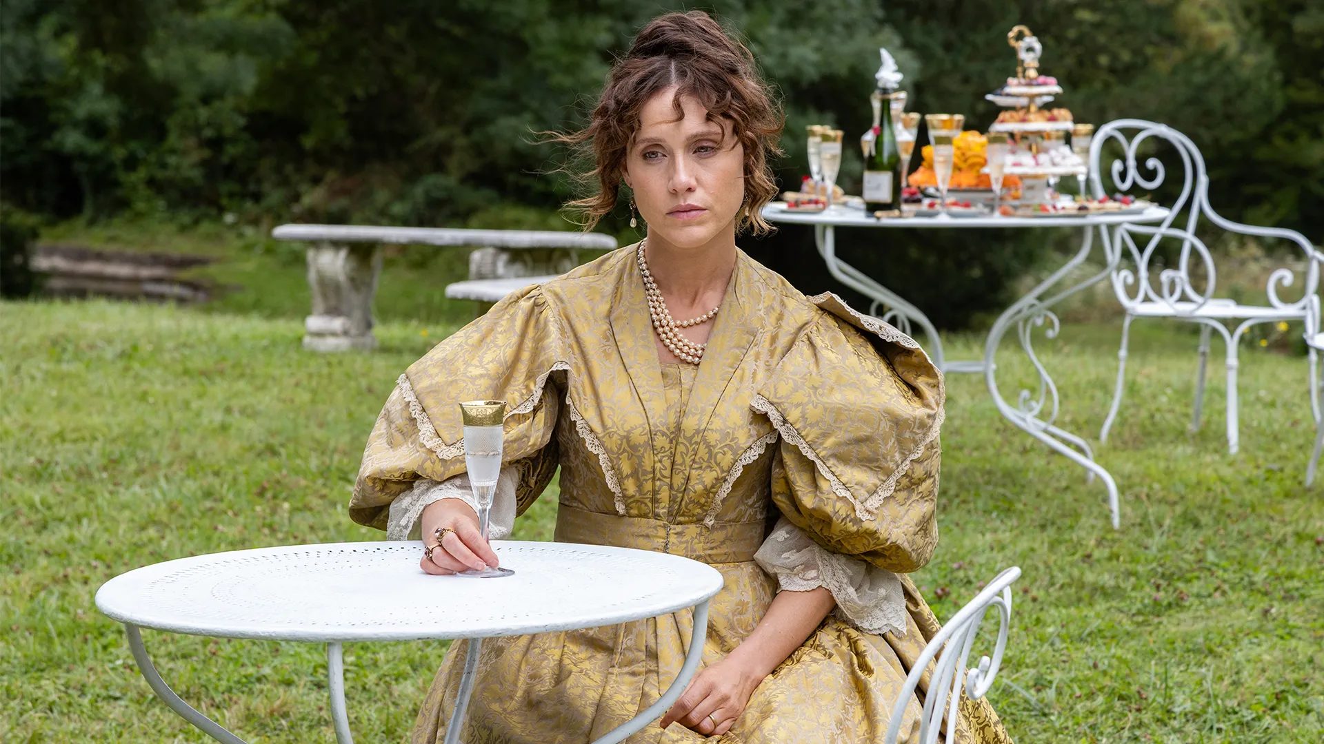 Gabriella Pession as Hermine Danglars in The Count of Monte Cristo on MASTERPIECE on PBS.