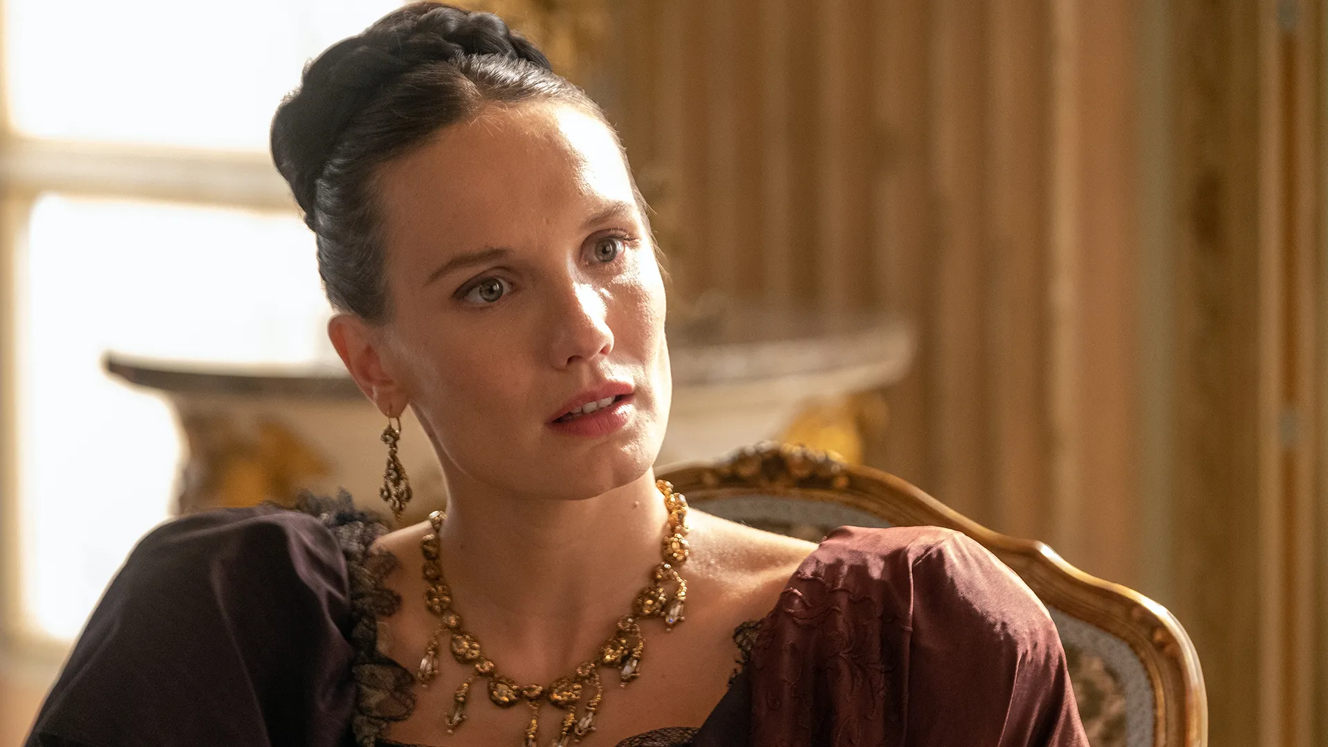 Ana Girardot as Mercedes in The Count of Monte Cristo on MASTERPIECE on PBS.