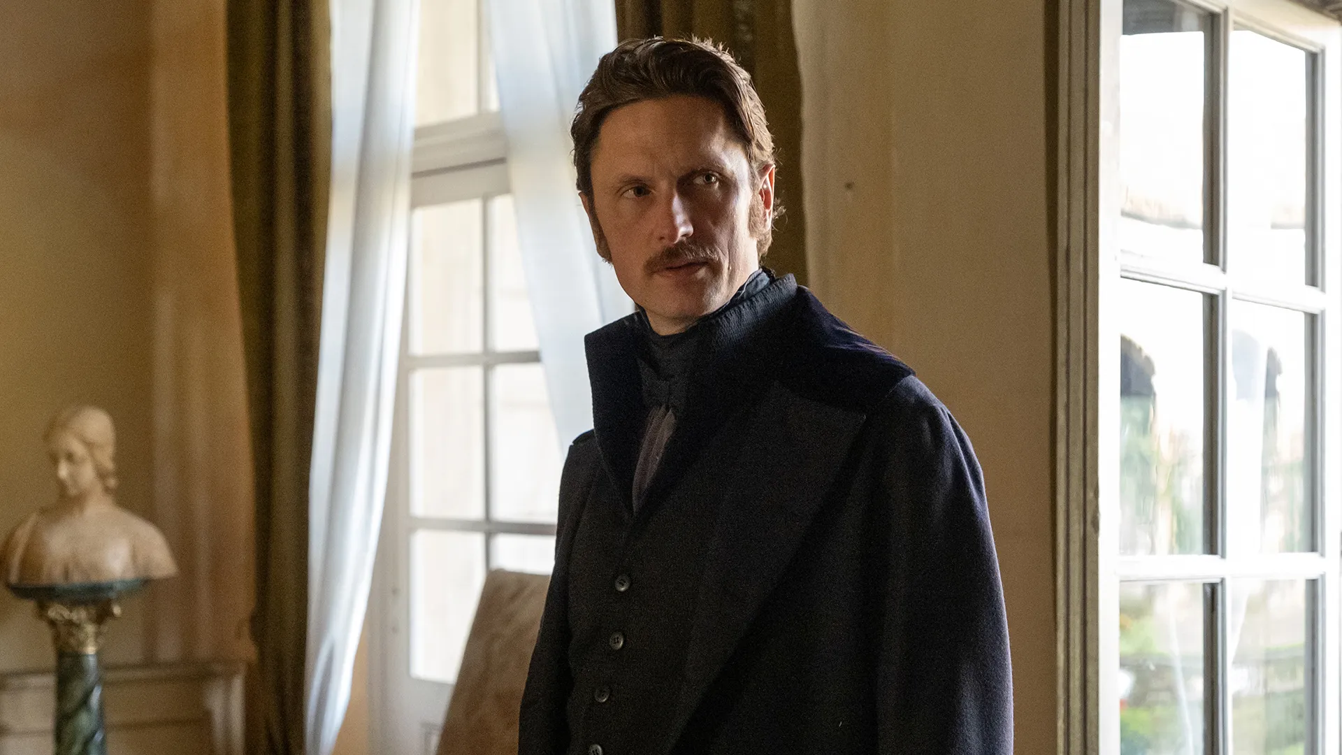 Mikkel Boe Følsgaard as Gérard de Noirtier-Villefort in The Count of Monte Cristo on MASTERPIECE on PBS.