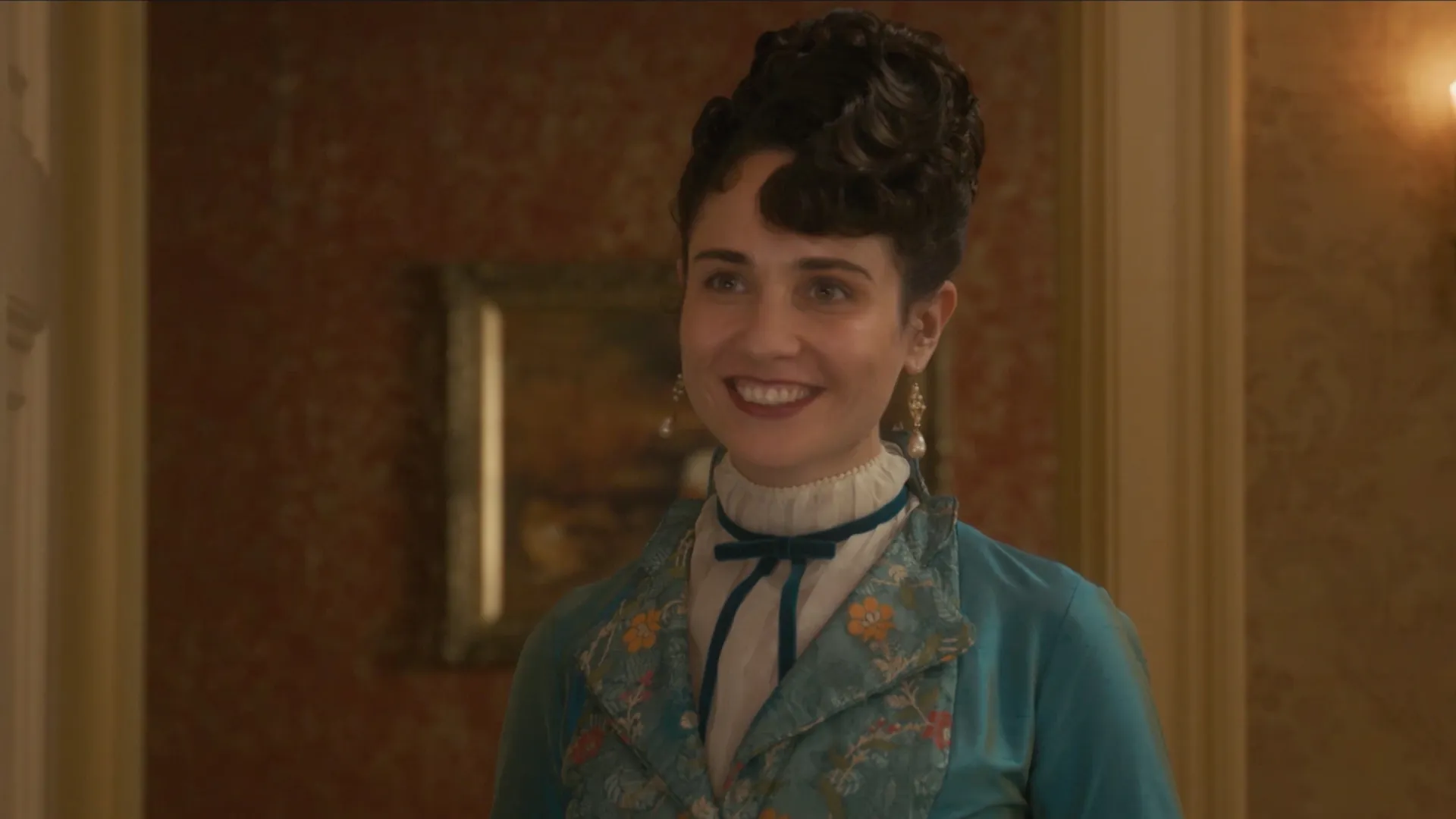 Tuppence Middleton as Frances Forsyte in The Forsytes on MASTERPIECE on PBS.