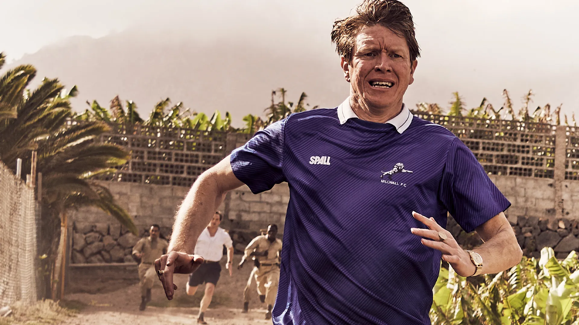 Actor Sam Spruell as the criminal Charlie Miller in a scene from The Gold Season 2 as seen on PBS MASTERPIECE.
