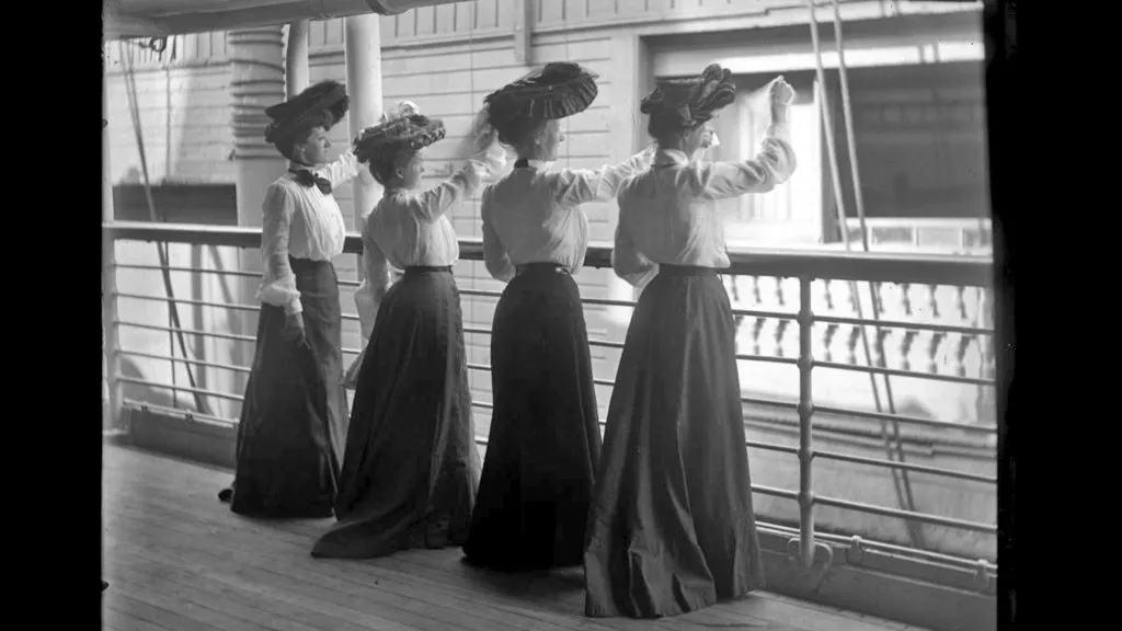 Ocean Liner, SS St Paul, circa 1900.