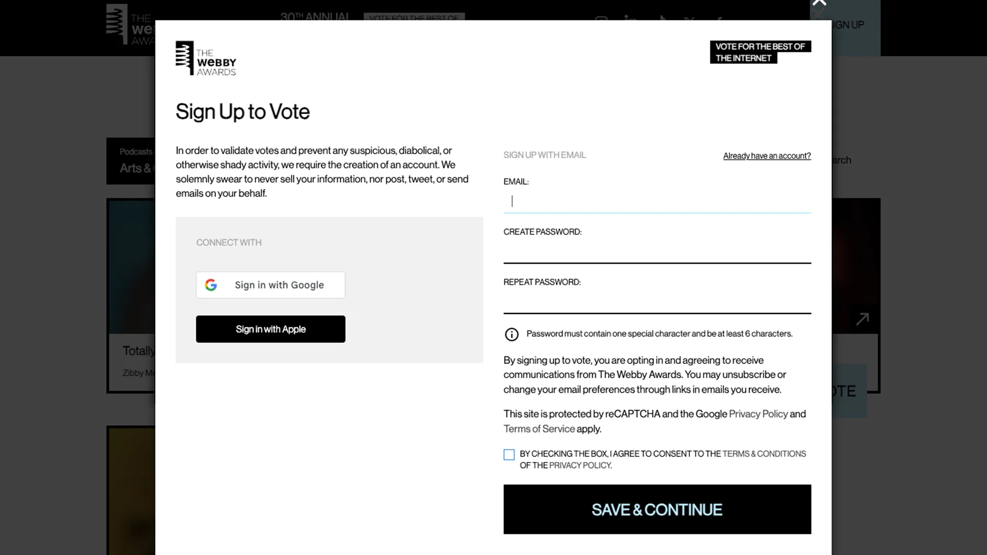 Vote for MASTERPIECE Studio in The Webby Awards.