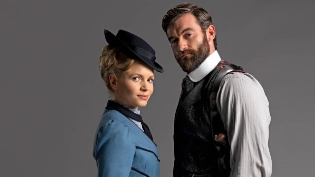 Kate Phillips and Stuart Martin in Miss Scarlet & The Duke on MASTERPIECE on PBS