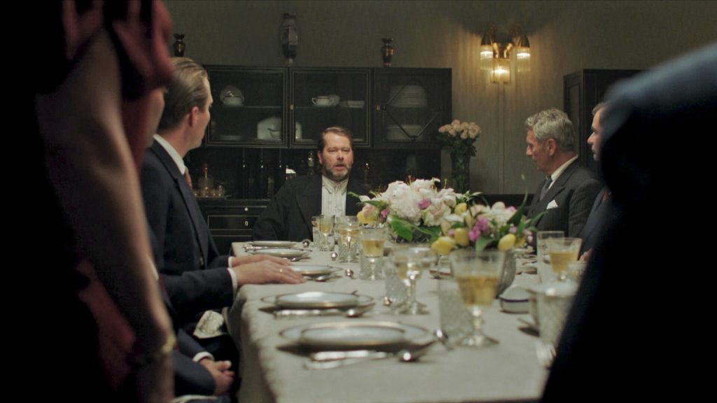 Dinner scene from the mini-series, Atlantic Crossing.