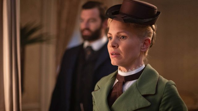 Kate Phillips and Stuart Martin in Miss Scarlet & The Duke Season 2