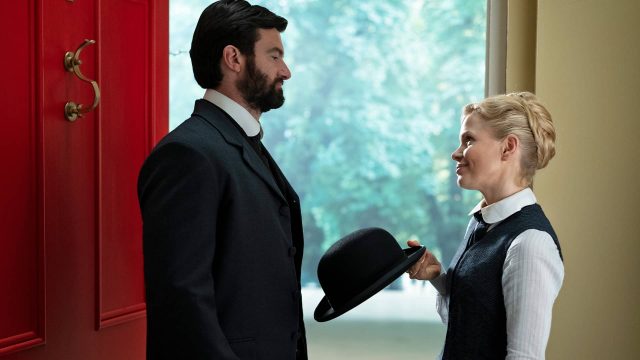 Stuart Martin and Kate Phillips in Miss Scarlet and The Duke Season 2