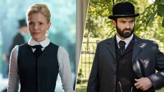 Kate Phillips and Stuart Martin in Miss Scarlet and The Duke Season 2