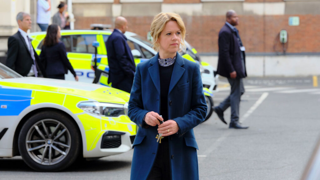 Actor Sinéad Keenan as DCI Jessica James in Unforgotten on MASTERPIECE on PBS.