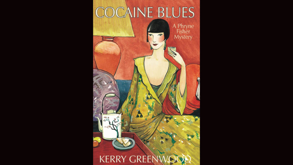 Cover of Kerry Greenwood's Cocaine Bluess: A Phryne Fisher Mystery.