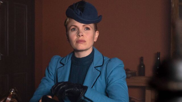 Kate Phillips as Eliza Scarlet in Miss Scarlet and The Duke Season 4