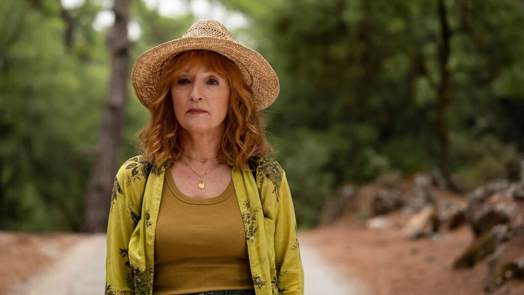Susan Ryeland (Lesley Manville) in Moonflower Murders