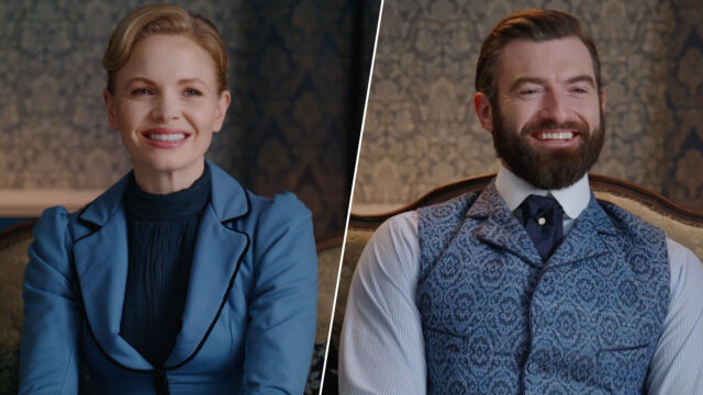 Miss Scarlet and The Duke costars Kate Phillips and Stuart Martin