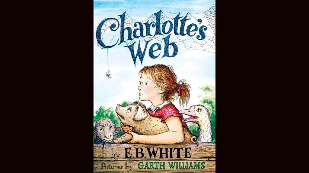 Cover of the children's book, Charlotte's Web by E.B. White.