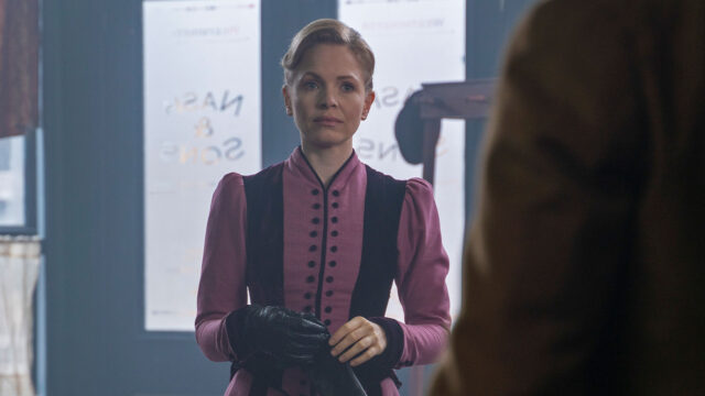 Kate Phillips as Eliza Scarlet in Miss Scarlet and The Duke Season 4