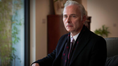 Photo of actor Mark Bonnar as Max McCall in season 3 of Guilt on MASTERPIECE on PBS.