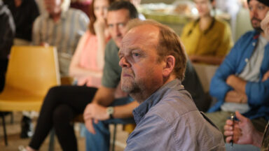 Photo of actor Toby Jones who has the titular role in Mr Bates vs The Post Office airing on MASTERPIECE on PBS.