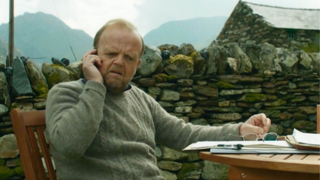 Actor Toby Jones as former Subpostmaster Alan Bates in a scene from Mr Bates vs The Post Office on PBS MASTERPIECE.