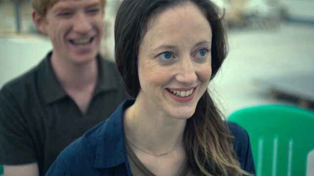 Andrea Riseborough and Domhnall Gleeson in Alice & Jack