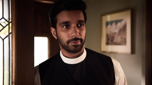 Rishi Nair as new vicar Alphy Kottaram in Grantchester Season 9