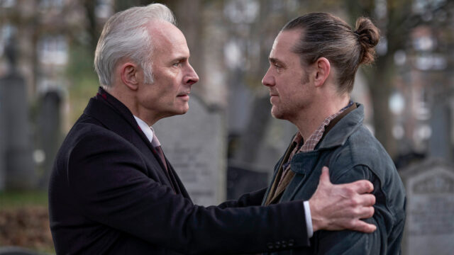 Mark Bonnar and Jamie Sives as brothers Max and Jake in Guilt