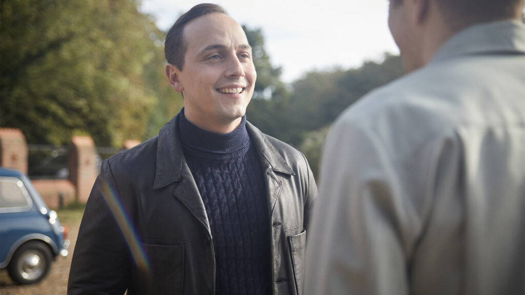 Actor Elliot Warren as street preacher Sam White in Season 9 of Grantchester on PBS MASTERPIECE.